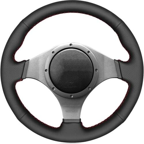 Customized DIY Car Steering Wheel Cover For Mitsubishi Lancer Evolution 8 VIII Lancer Evolution 9 IX Leather Steering Wheel Wrap