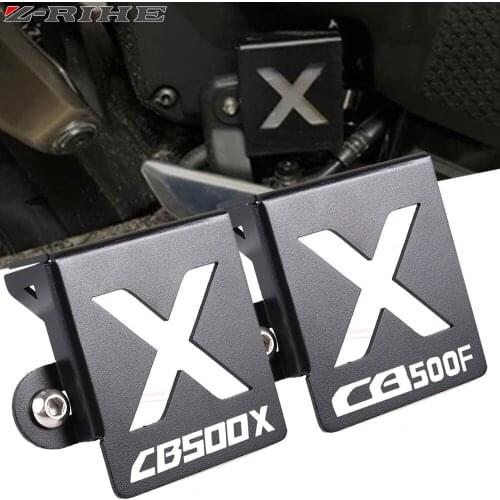 Motorcycle CNC Rear Brake Fluid Reservoir Cover Protective Gurad For Honda CB500X CBR500R CB500F CB400X CB400F 2019 2020 2021 CB