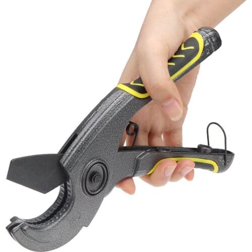 1pc 42MM PVC Pipe Cutters Aluminum Alloy Tube Cutting PPR PVC Tube Cutter Scissors with 65MN Steel Blade Up for Cutting PVC Pipe