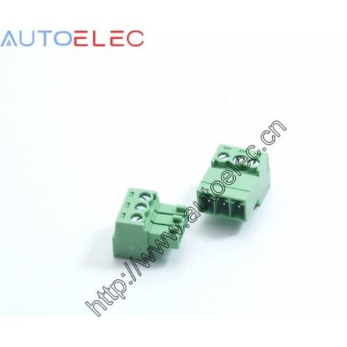 100pcs 3.81mm pitch 3P male and female pcb plug-in terminal blocks Solder free PCB plug instead IMC1.5/3-ST-3.81 1857896