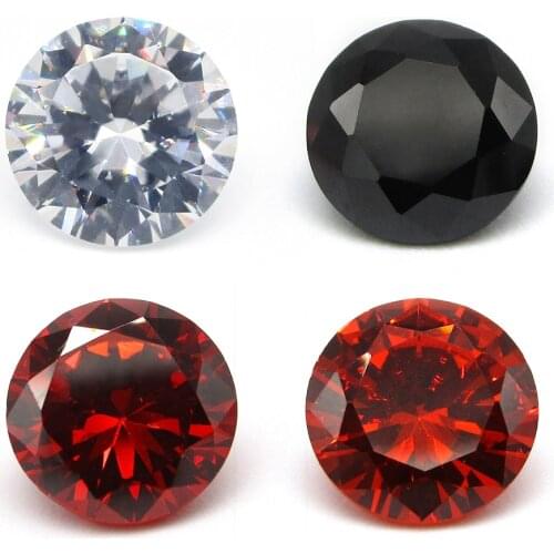 5A 1000pcs/lot 1.50mm Round White CZ Stone Golden, Olive, Purple, Garnet Cubic Zirconia Stone Synthetic Gems For Sale