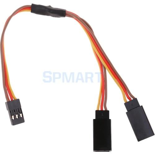 150mm 2-Way Servo Extension Y Cable Lead Wire for JR Futaba RC Cars Plane Helicopters Drone