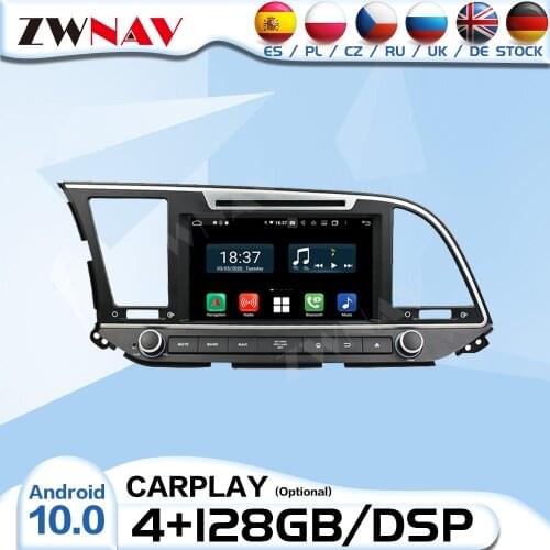2 Din Android Radio Receiver For Hyundai Elantra 2016 2017 2018 2019 Car Audio Stereo Video Player GPS Navi Multimedia Head Unit