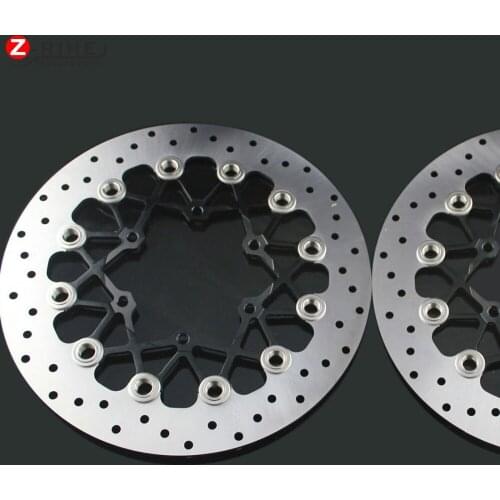 2PCS Front Floating Brake Disc Rotor motorcycle parts Aluminum Brake Rotors for SUZUKI GSXR1000 K9 09-15 GSXR600/750 11-15
