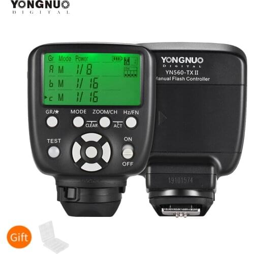 YONGNUO YN560-TX II Wireless Flash Trigger Controller Transmitter for Yongnuo YN-560III YN560IV RF-602 RF-603 II for Canon Nikon