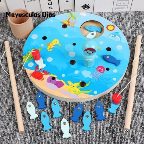 Play House Two-in-one Fishing Parent-child Game Children’s Fishing Toy Play House Magnetic Fishing Toy
