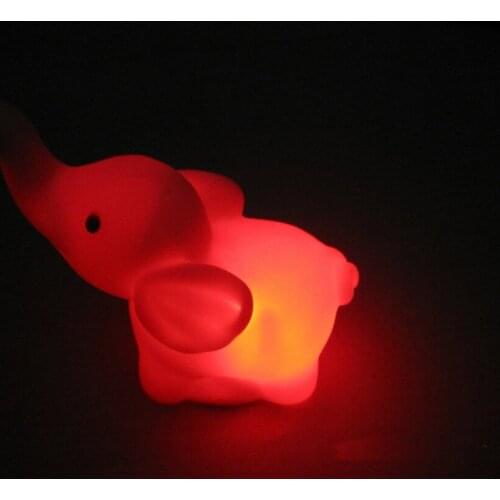 The elephant toy The Elephant Colorful Small Light Led Automatic Transformation Unisex Movie & Tv Toy Plastic 2020
