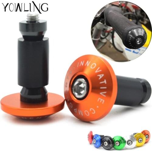 7/8''22 motorcycle handlebar cap motocross handle bar grips ends for KTM Yamaha Tmax 500 530 XJR 400 1300 KTM Duke 390 125 200