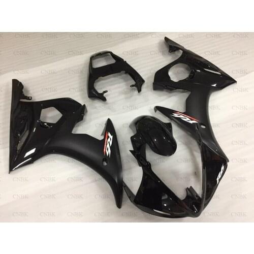 Fairing Kits for YZF R6 2003 YZFR6 Full Body Kits 03 04 for YAMAHA YZFR6 Abs Fairing 2003 - 2005 matte Black