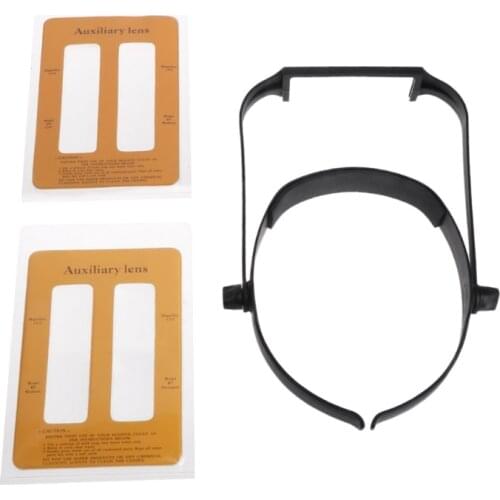 1.6x 2.0x 2.5x 3.5x Head Headband Replaceable Lens Loupe Magnifier Magnify Glass Lens loupe made of optical glass