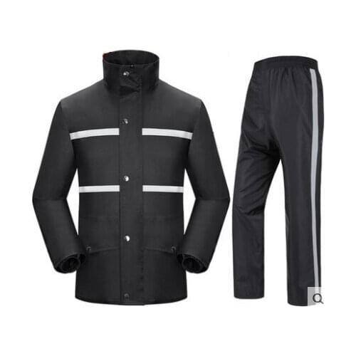 Plus Size Men Women Motorcycle Outdoor Rain Coat Pants Suits Waterproof raincoat Fishing rain coat women clothing sets