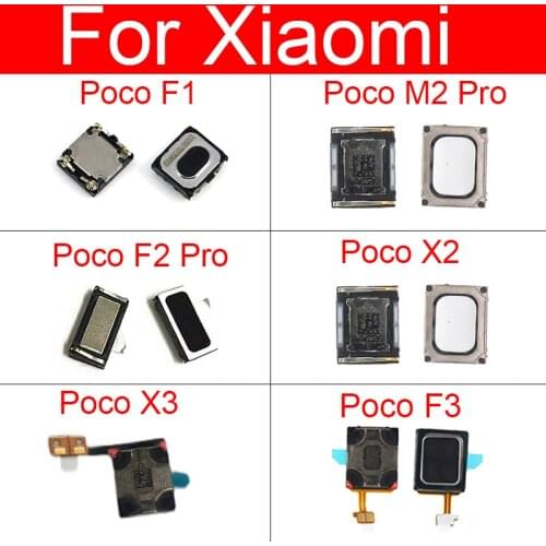 Earphone Earpiece Top Ear Speaker For Xiaomi Mi Poco X2 X3 NFC M2 Pro F2 Pro Pocophone F1 EarSpeaker Receiver Replacement Parts