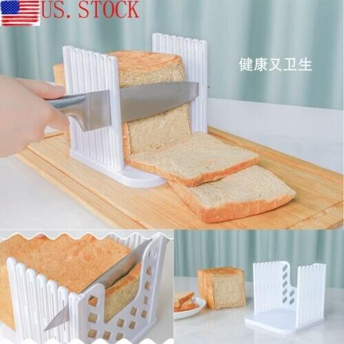 Pro Bread Slicer Cutter Mold Maker Slicing Cutting Guide Loaf Toast Kitchen Tool