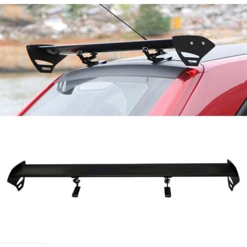 Universal Racing Car Spoiler 105cm Aluminum Car Rear Wing GT Front Spoilers For Peugeot 206 Golf 7
