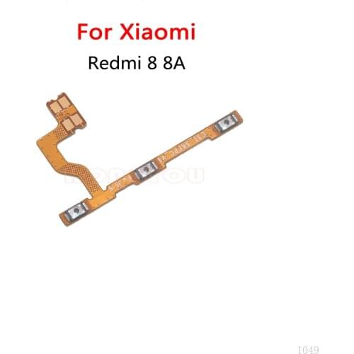 10PCS/Lot For Xiaomi Redmi 8 8A Power Button Switch & Volume Up / Down On / Off Button Flex Cable