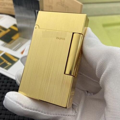 Free shipping Brass Copper Gas Nozzle Adapter For S.T Memorial Dupont Reusable Gas Connector Refill Butane Lighter Gas Adapter