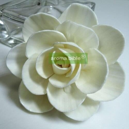 1000 pcs /lot Handmade sola wood flowers for fragrance diffuser and home decor with 12cm Rope or rattan reed sticks Top quality