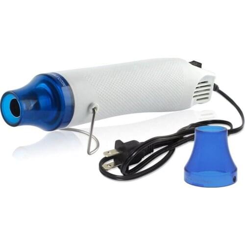 220V 300W White Hot Air Gun for DIY Using Electric Hair Dryer Hot Air Tool Soldering Heat Gun Industrial with Supporting Seat