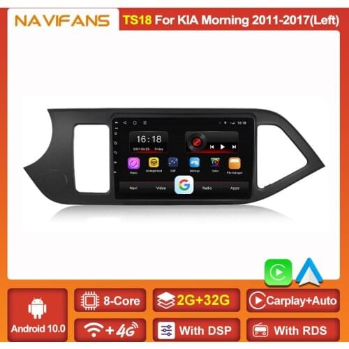 IPS Screen 6+128G Android 11 DSP Car Radio For KIA PICANTO Morning 2011-2016 2017Multimedia Video Player 2din GPS Navigation SWC