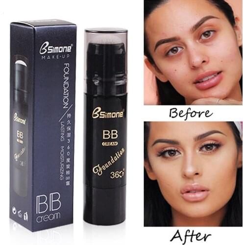 Bsimone Smooth Color Face Eye BB Beauty Cream Stick Concealer Foundation Make Up