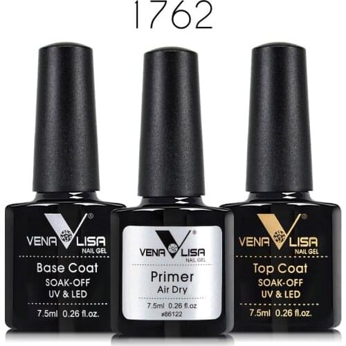 New Arrival Nail Kits of No Acid Primer Fast Dry In Air and Base Coat NoWipe Top Coat Nail Salon Long Lasting Nail Gel Polish