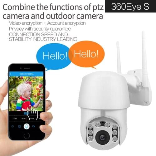 1080P IP camera, WiFi surveillance camera, CCTV network monitor, indoor/outdoor waterproof two-way audio recording