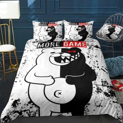 Gaming Anime Danganronpa Duvet Cover Comfortable Quilt Home Decora Design Universal Bedding Set Bedclothes+Pillowcase 3pcs