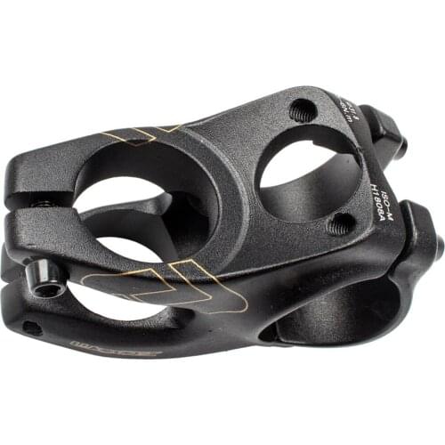 Short Bar Stem 31.8mm 40mm Cycling MTB Downhill Bicycle Bike Stem Mountain Bike Short Stem, Black