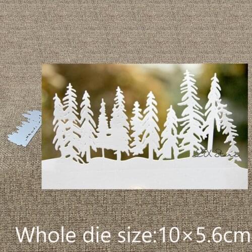 XLDesign Craft Metal Cutting Die cut dies Row of pine trees decoration scrapbook Album Paper Card Craft Embossing die cuts