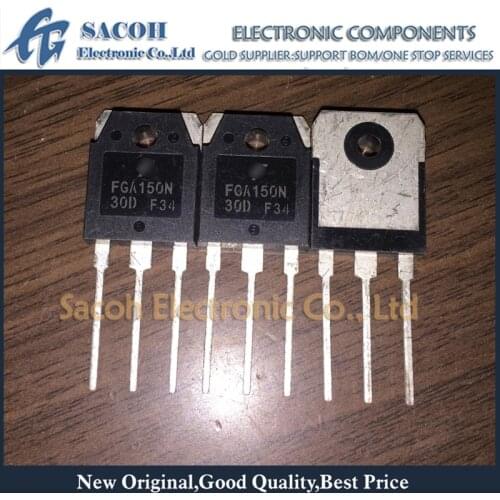 Free Shipping 10Pcs FGA150N30D FGA150N30 150N30 IXGQ150N30PCD1 TO-3P 150A 300V Power IGBT Transistor