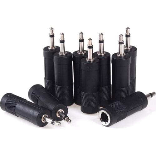 3.5mm Male To 6.5mm Female Adapter 3.5 Plug To 6.5 Jack Stereo Audio Adaptor For Microphone Headphone AUX Cable Convertor