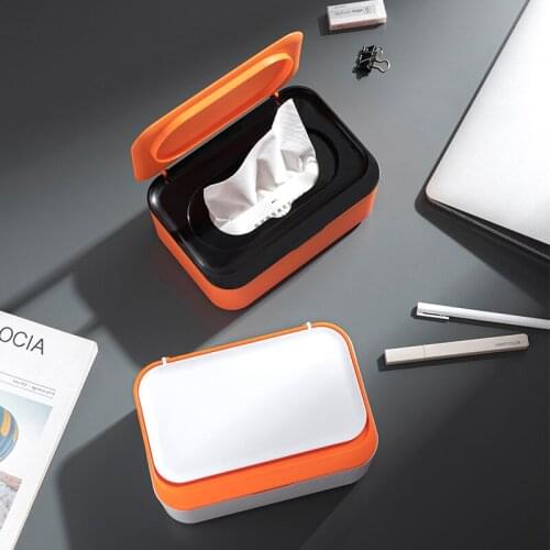 Wet Tissue Box Plastic Sealing Wipes Dispenser Napkin Tray Dust-proof Tissue Case With Lid Mask Storage Box Kitchen Accessories