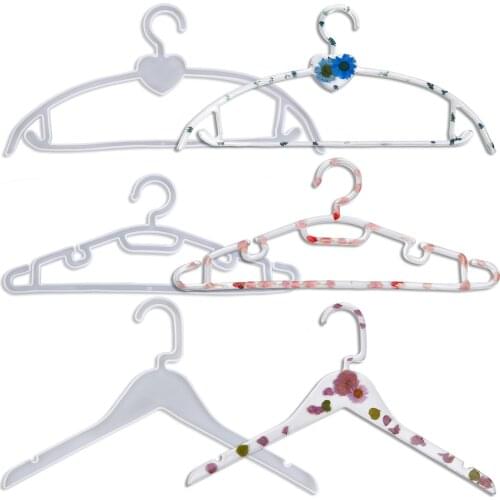 Clothes Stand Silicone Mold DIY Crystal Epoxy Resin Mould No Trace Hanger Clothes Holder Rack Casting Tools