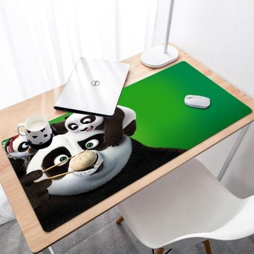 KungFu Panda Rubber Mouse Durable Desktop Mousepad DIY Design Super Grande Large Size Game Non Slip Mouse Pad