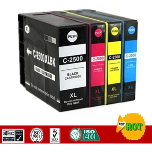 Compatible Ink cartridge for PGI 2500 PGI2500 PGI-2500 suit for Canon MAXIFY IB4050 Ib4150 MB5050 MB5150 MB5350 MB5450 etc