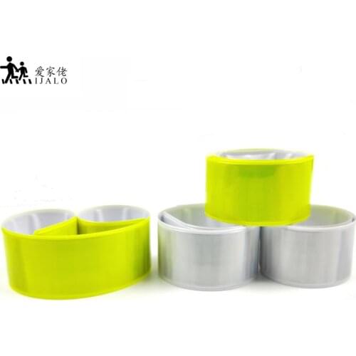 32CM MEILITE 500 candle lights reflective Wristband slap band bracelets armband for running riding safety visibility