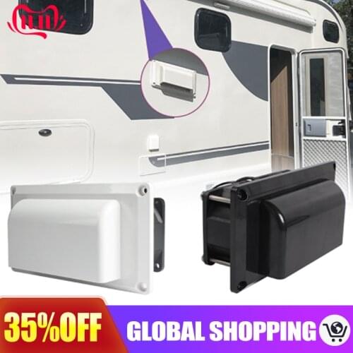 Caravan Motorhome Trailer Side Air Vent Ventilation Exhaust Fan RV White DC 25W for Camper Trailer Boat Marine Yacht