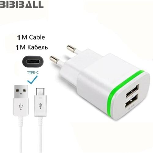 5V 2.1A USB Charger for oneplus 6 5t 3t Bluboo S8 Plus S1 Maya Max Doogee Mix 2 T3 Adapter USB TYPE C USB Mobile Phone Charger