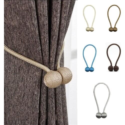 1pc Ball Magnetic Curtain Buckle Holder Tieback Clips Home Window Accessories Curtain Decorative Fashion New