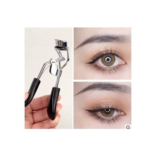 100pcs/lot Stainless Steel Manual Mini Eyelash Curler Multi Nature Curly Become Warped Eyelash Local Eye Warping Device HA477