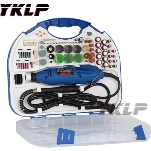 220V 211Pcs Electric Grinder Variable Speed Polishing Drill Machine Rotary Tool