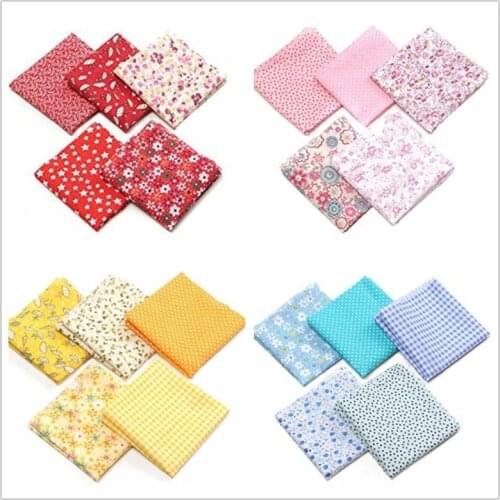 50*50cm Cotton Fabric Printed Cloth doll Sewing Quilting Fabrics for Patchwork Home Needlework DIY Handmade Material