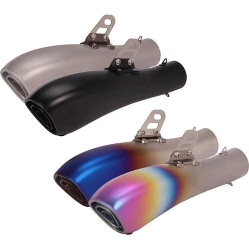 60.5MM Escape Muffler Pipe Exhaust Tips Stainless Steel Removable DB Killer Silencer Slip On Motorcycle Dirt Bike ATV