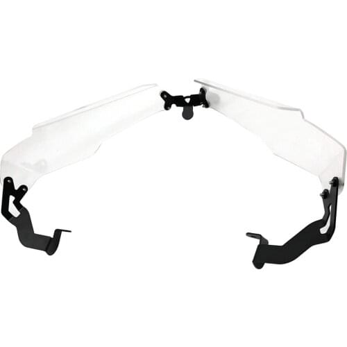 Acrylic Headlight Protector Guard Cover Light Bracket Replacement for DUCATI Multistrada MTS 950 1200 1260 Accessories