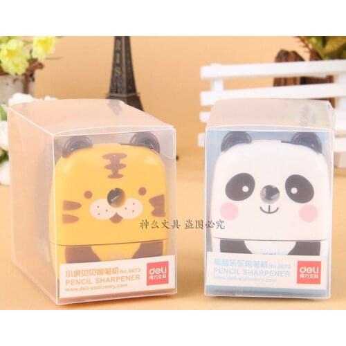 Deli Pencil Sharpeners The students hand pencil knife pencil sharpener Lovely animal model pencil machine