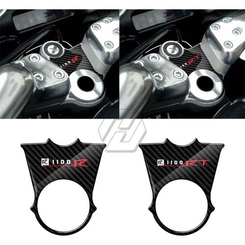 For BMW R1100R ('94-'96) / R1100RT ('96-'01) 3D Carbon-look Upper Triple Yoke Defender