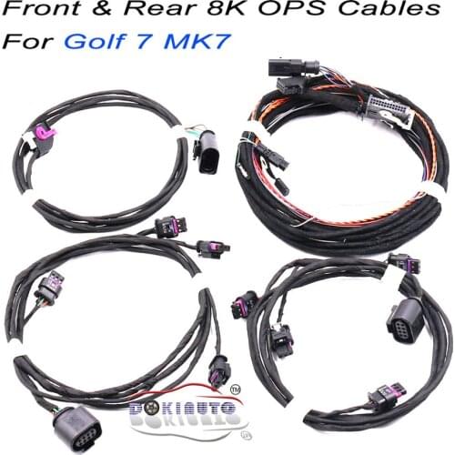 FOR VW Golf 7 MK7 VII Parking Front&Rear 8K 12K PLA PDC OPS Install Harness cable wire
