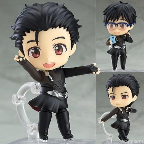 10cm anime YURI on ICE figures Katsuki Yuri 736# 762# PVC Action figure Cartoon toys collection doll Christmas gift with box