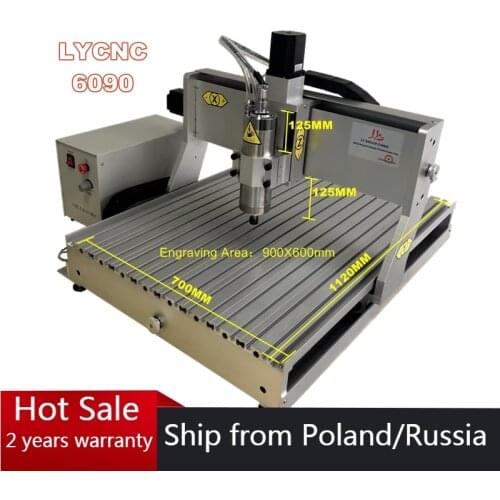 DIY CNC 6090 4 Axis wood Router 1.5KW 2.2KW USB Port metal Engraving Milling Machine Aluminum Carving with limit switch