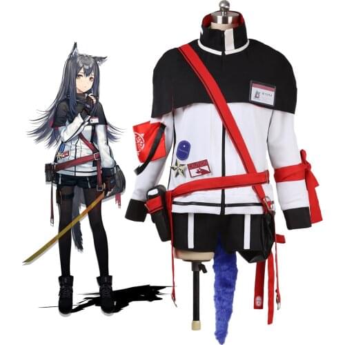 Game Arknights Texas Cosplay Costume Halloween Carnival Dress Costume Cosplay Full Set